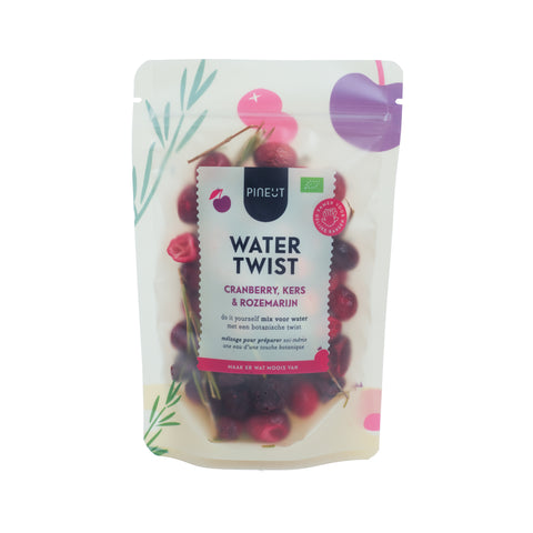 Pineut Bustina acqua aromatizzata mirtillo rosso ciliegia e rosmarino bio