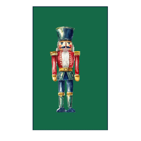 Plaid natalizio verde con disegno Schiaccianoci Marinette Plaid