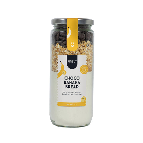 Pineut barattolo per torta banana al cioccolato