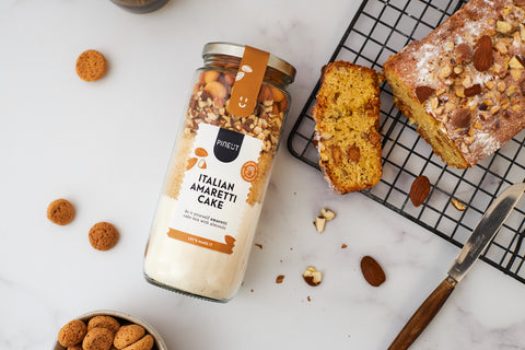 Pineut barattolo per amaretti italiani