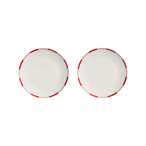 Klevering Piatto bliss rosa grande set da 2