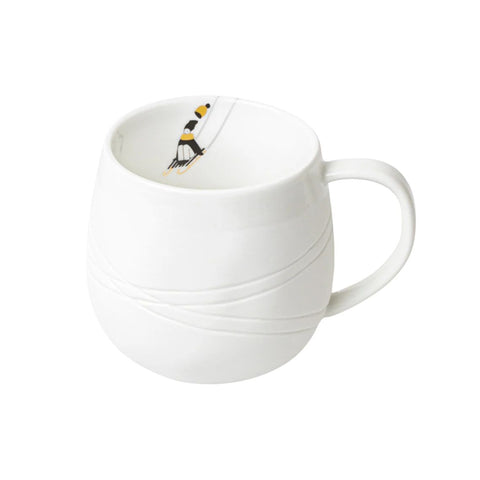 Tazza "Corridore con slitta" in porcellana Räder
