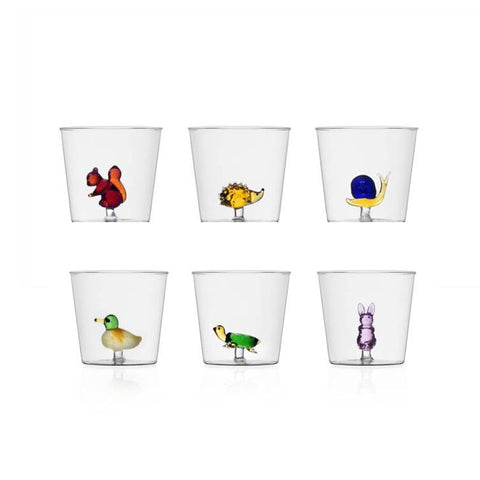 Ichendorf Animal farm Set 6 tumbler assortiti