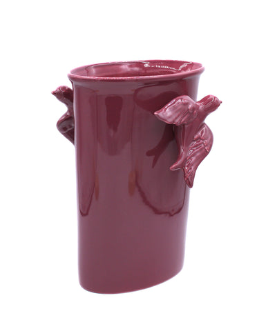 Rebirth Ceramic Vaso Strict Lampone