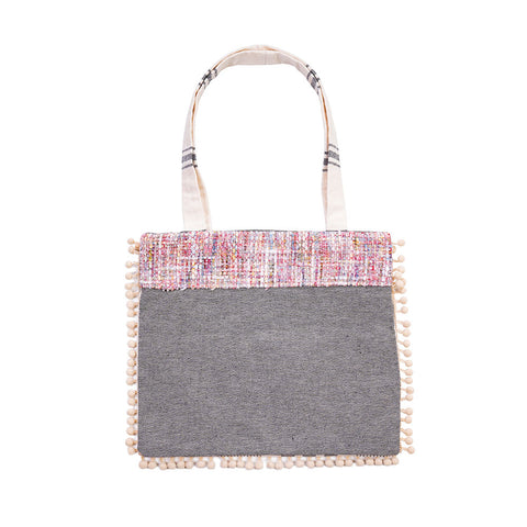 Borsa Estiva in Cotone con Passamaneria