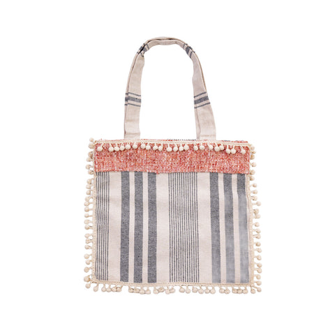 Borsa Estiva in Cotone con Passamaneria