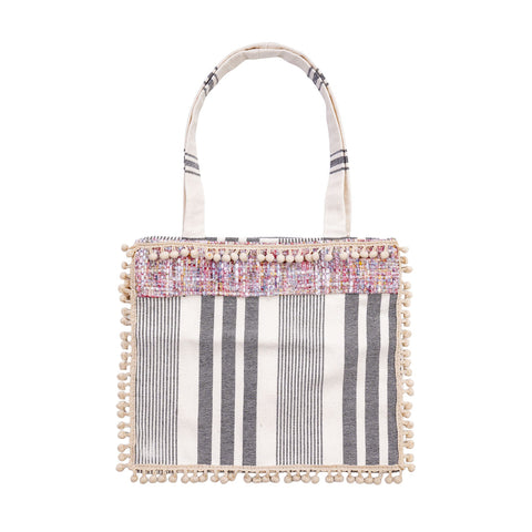 Borsa Estiva in Cotone con Passamaneria