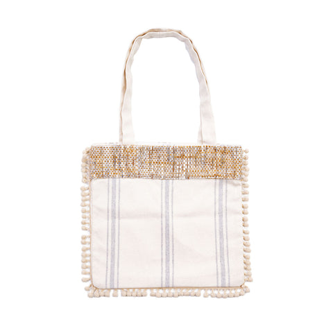 Borsa Estiva in Cotone con Passamaneria
