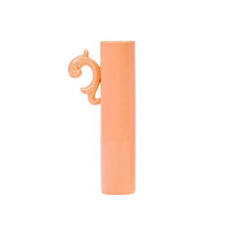 Rebirth Ceramic vaso Calyx pesca