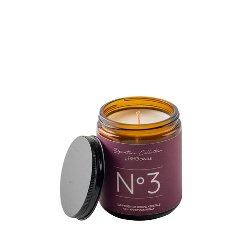 Bougie Biho – Harmonie rose et café