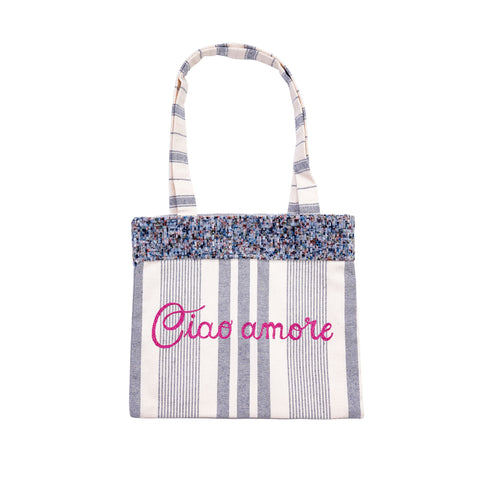 Borsa Estiva con Ricamo Ciao Amore