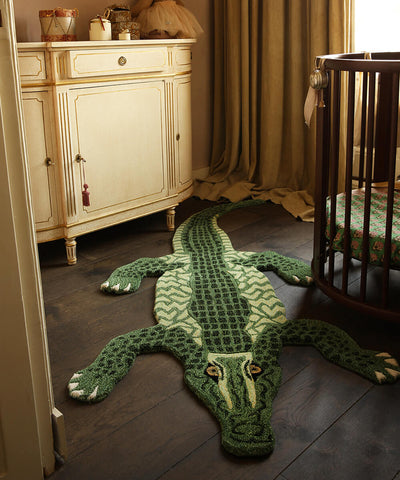 Doing Goods Tappeto Coolio Crocodile Large