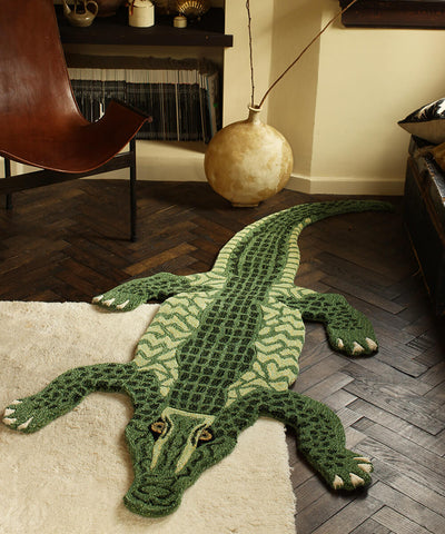 Doing Goods Tappeto Coolio Crocodile Large