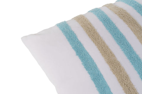 Cuscino fasciato Marinette 50x50 cm – Stile Balneare