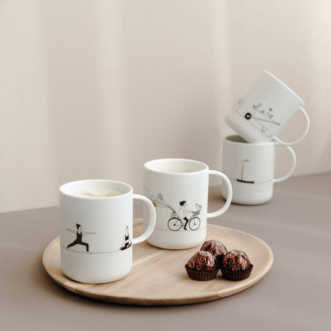 Mug en porcelaine Räder Yoga