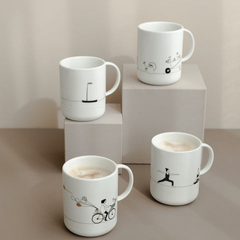 Mug en porcelaine Cycling Räder