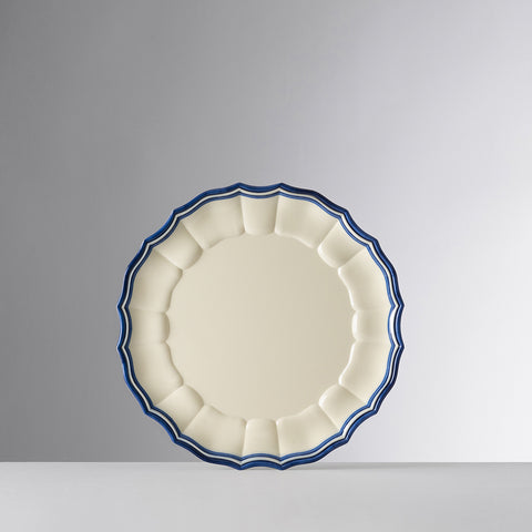 Giusti set di 6 Piatti in Melamina Eva Blu