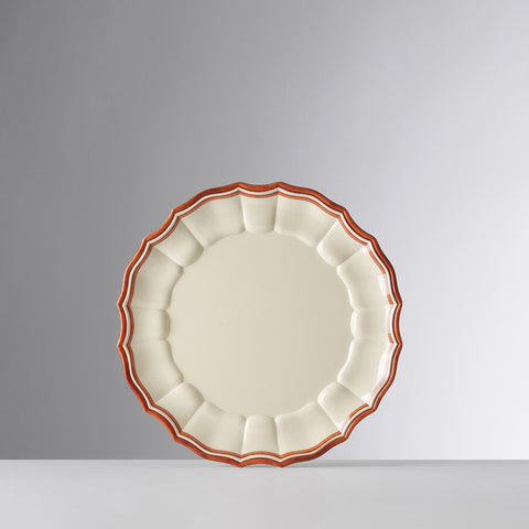 Giusti set di 6 Piatti in Melamina Eva Rosso