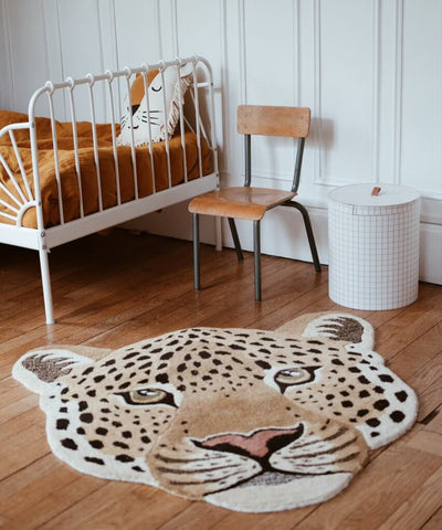 Doing Goods Tappeto Himani Leopard Head grande