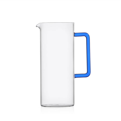 Ichendorf Tube brocca con manico blu