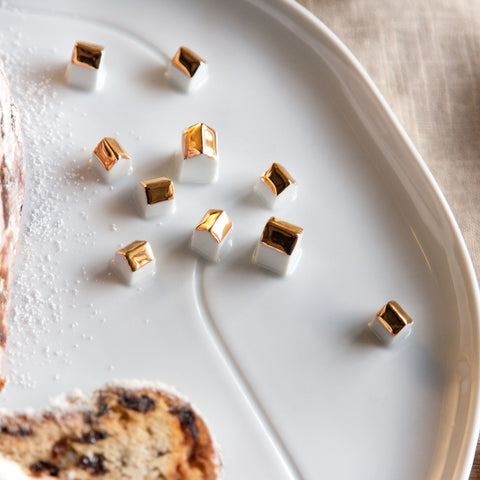 Piatto Villaggio in Porcellana 3D Räder