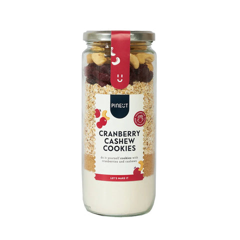 Pineut barattolo per biscotti mirtillo rosso e anacardi