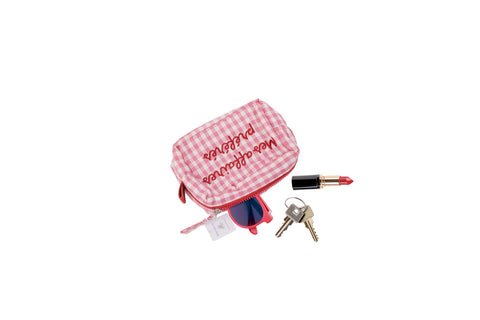 Pochette Sophie a quadretti pink Marinette 15x10x8 cm – Mes Affaires Préférées