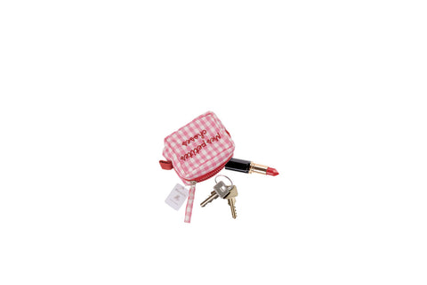 Pochette Alice a quadretti rosa Marinette 9x7x5 cm – Mes Petites Choses