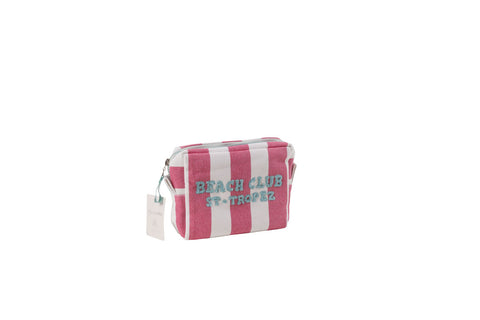 Trousse piccola Marinette Beach Club Lagon Fushia 15x20 cm