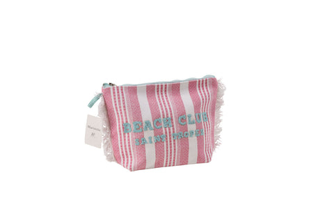 Trousse Beach Club Fushia Paradise Bayadere Marinette 30x20x9 cm