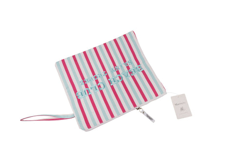 Trousse Marinette Beach Club Lagon Fushia 30x25 cm
