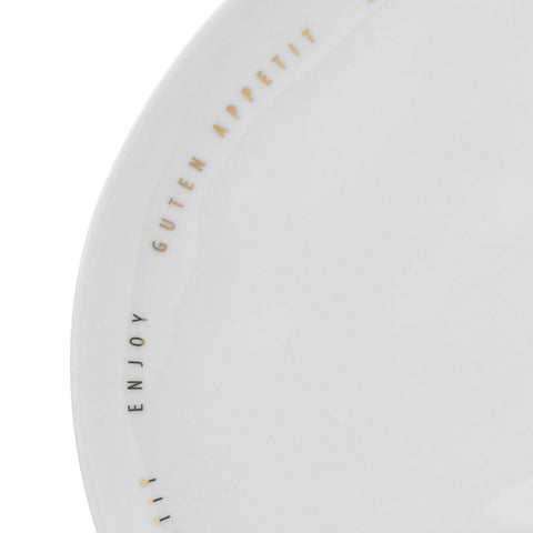 Bon Appetit Räder Large Porcelain Plate