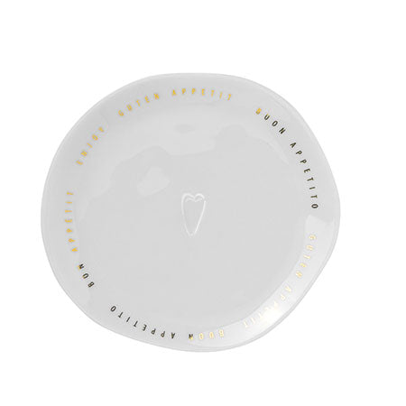 Petite assiette en porcelaine Bon Appetit Räder