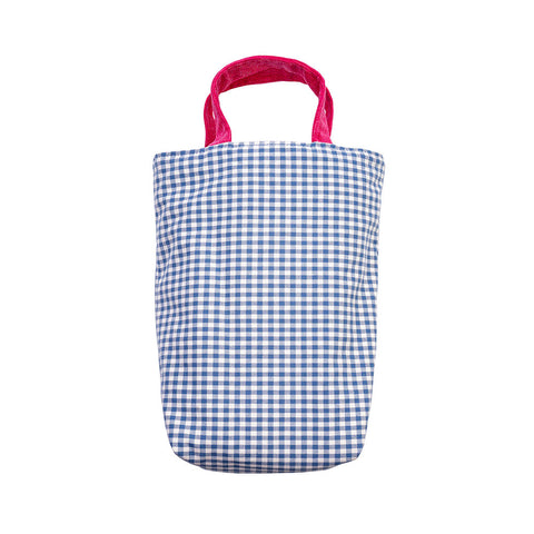 Borsa Estiva a Quadri con Cigni Colorati