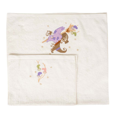 Asciugamani Tema Befana in Spugna – Set 2 (60×110, 40×60)